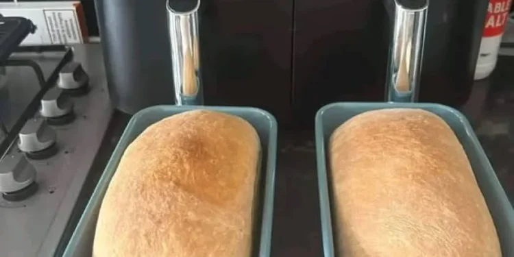 Hausgemachtes Brot in der Heißluftfritteuse