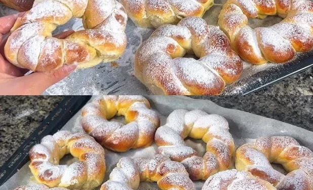 Wenn sie 1 Ei, 2 El Zucker und Mehl haben bereiten Sie dieses köstliche Dessert!