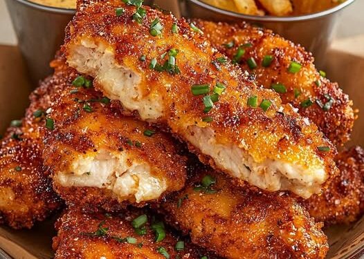 Acthung Suchtfaktor 1000, Super knusprige Hähnchenstreifen!