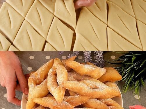 Schneeschlaufen mit 150g Sahne die ich jeden Jahr mache!