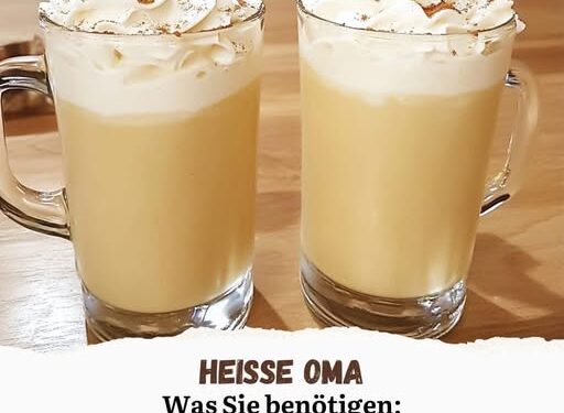 Heiße Oma mit 150 ml Eierlikör sorgt ab jetzt im Winter für wohlige Wärme!