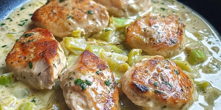 Puten-Medaillons in Lauch-Rahm-Soße – Schnell & Köstlich!