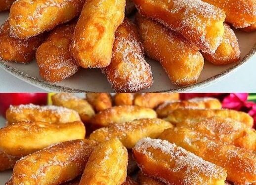 Sie brauchen nur 10 Minuten Zubereitung, gebackene Apfelstreifen