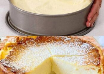 Schneller Quarkkuchen in 5 Minuten alles zusammengerührt