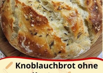 Das backe ich 2x die Woche, Knoblauchbrot ohne Kneten ein Tassenrezept!