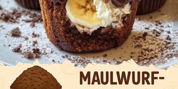 Maulwurf-Muffins, der Kuchenklassiker in Miniatur, aber mit maximaler Glückswirkung