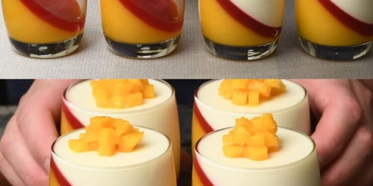 Mango Panna Cotta: Frisches und leichtes Dessert
