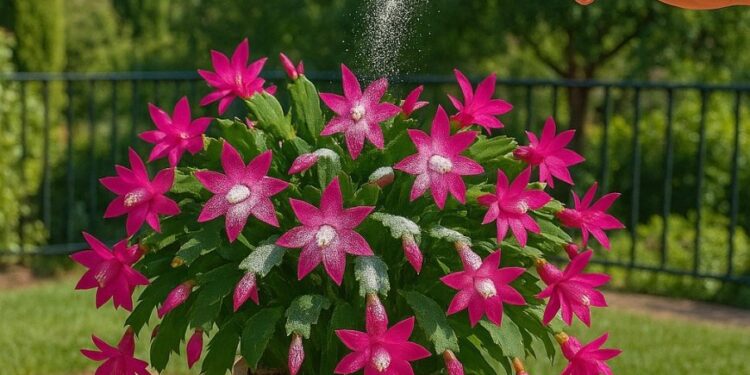 Herrlich!! 2 Esslöffel reichen für viele Blüten (jede Pflanze)