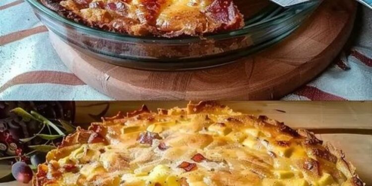 Bodenloser Zwiebelkuchen