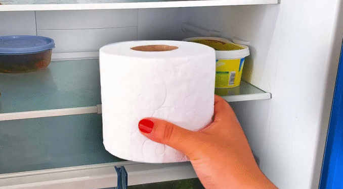 Toilettenpapier in den Kühlschrank legen: Der Zaubertrick, der ein Problem löst, das wir alle haben