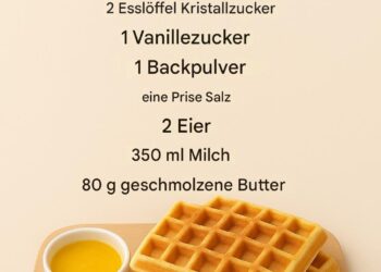 Grundrezept für hausgemachte Waffeln