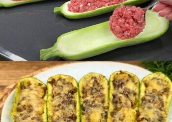 Rezept für gefüllte Zucchini