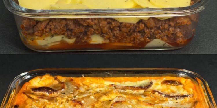 Rustikaler italienischer Kartoffelauflauf: Ein herzhaftes und schmackhaftes Abendessen