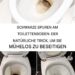 Wie entfernt man schwarze Flecken auf Toiletten