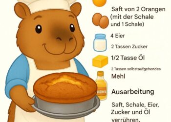 Oh ja – dieser Orangenkuchen ist ein echtes Goldstück
