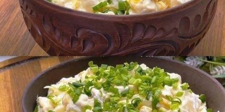 Ein altmodischer Salat, der nie aus der Mode kommt! Rezept aus den 90ern in den