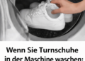 Beim Waschen von Turnschuhen in der Waschmaschine: Unbedingt einen Wäschebeutel hinzufügen, hier ist der Grund!