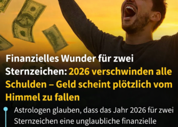Finanzwunder für zwei Sternzeichen: 2026 könnten sie alle Schulden loswerden – Geld scheint plötzlich vom Himmel zu fallen