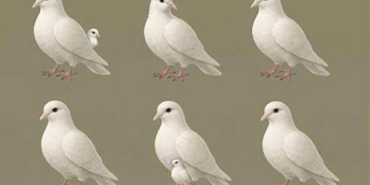 Die Anzahl der Tauben, die du siehst, verrät, wer an deiner Seite geht