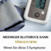 Niedriger Blutdruck kann tödlich sein: Bei diesen 3 Symptomen sofort einen Krankenwagen rufen! (Foto)