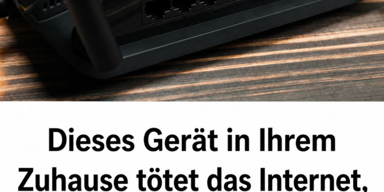Dieser Haushaltsgegenstand killt deine Internetverbindung – und wir alle haben einen! Halte ihn so weit wie möglich vom Router fern.