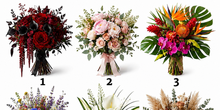 Wählen Sie einen Blumenstrauß: Was Ihnen als Erstes ins Auge fällt, könnte etwas Interessantes über Ihre Persönlichkeit verraten
