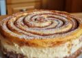 Zimtschnecken Käsekuchen mit 750 g frischkäse in 30 Minuten zubereitet