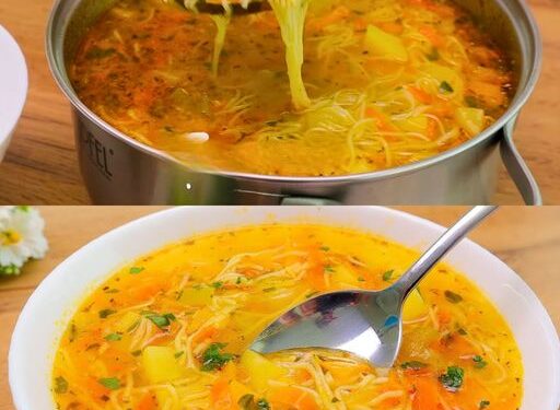 Diese Gemüsesuppe mit Kartoffel ist wie Medizin, im Winter super geliebt!