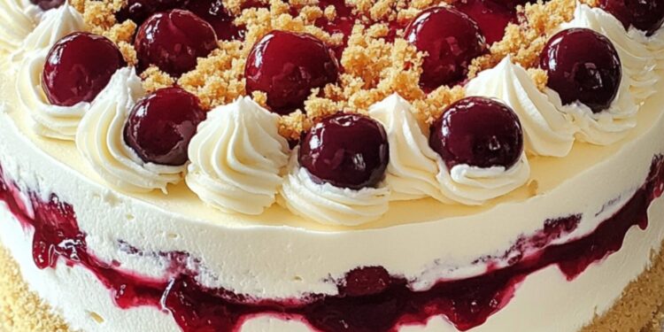 Spekulatius-Kirsch-Sahnetorte