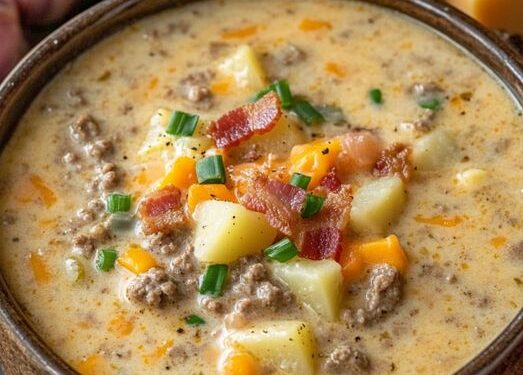 Schmeckt am nächsten Tag genauso perfekt, Hamburger Suppe mit 450 g Hackfleisch