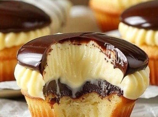 Sie machen mich verrückt, Donauwellen Muffins mit 1 Pck. Puddingpulver