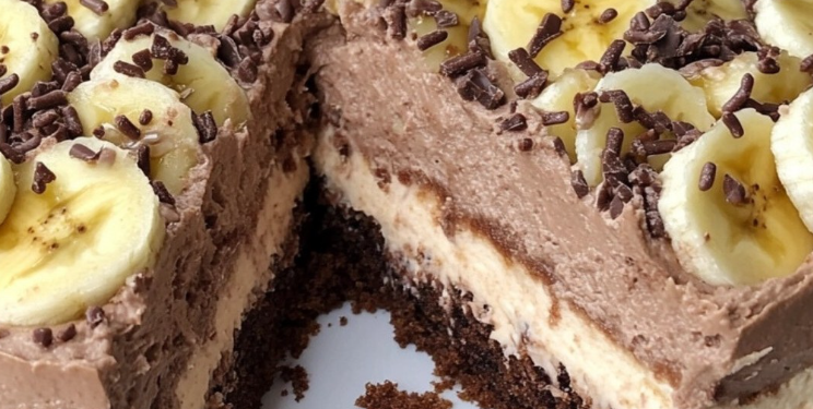 Schnelle Schokotorte mit Bananen – Kein Backen nötig!