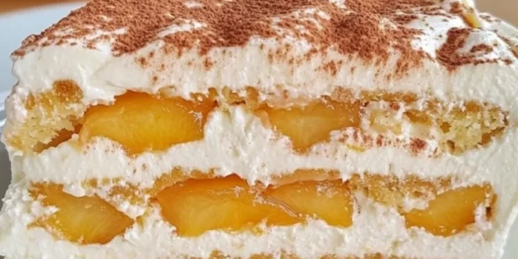 Pfirsich-Schmand-Kuchen – Fruchtig & Cremig!