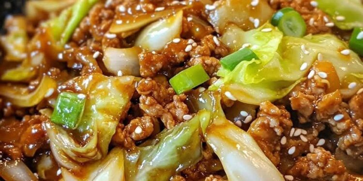 Konnte ich täglich essen, Chinakohl mit Hackfleisch