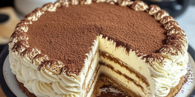 Himmlischer No-Bake Tiramisu Käsekuchen – ohne Backen!