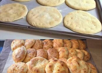 Ich nehme nur 3 Zutaten dafür, Brotersatz mit 450 g Mehl!