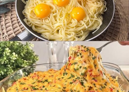 Einfach 4 Eier zu 400g Nudeln geben und Sie werden begeistert sein