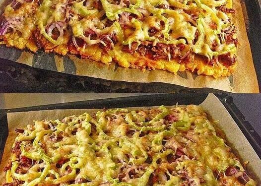 Kartoffelpizza mit 500g Hackfleisch in 25 Minuten