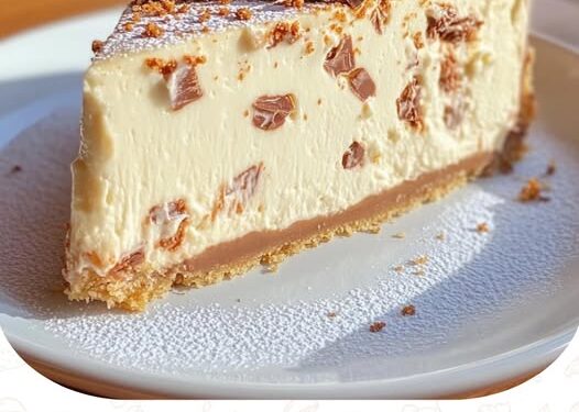 Kinder Bueno Käsekuchen mit Keksboden