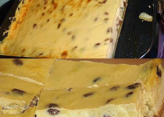 Omis Schmandkuchen mit 120 g Magerquark & Vanillepudding