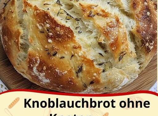 Das backe ich 2x die Woche, Knoblauchbrot ohne Kneten ein Tassenrezept!