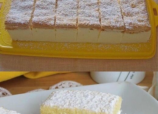 Extra leckere Zitrone Schnitten mit Mascarpone in 20 Minuten