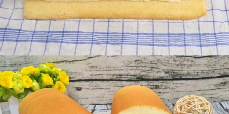 Woow du wirst ständig backen, Zitronen – Biskuitrolle in wenigen Minuten