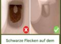 Schwarze Flecken am Boden von Toiletten: Der natürliche Trick, um sie MÜHELOS zu beseitigen