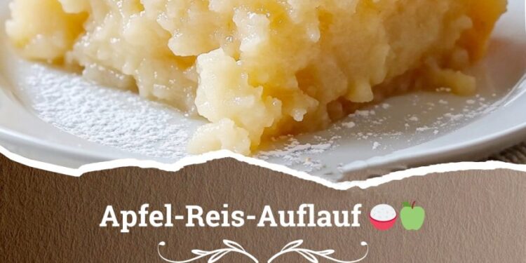 Sooo lecker glaubt mir, Apfel-Reis-Auflauf von dem man nicht genug haben kann!