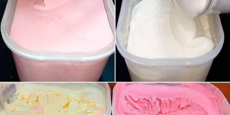 Einfaches Eisrezept: nur 4 Zutaten, sehr cremig, hervorragende Ausbeute