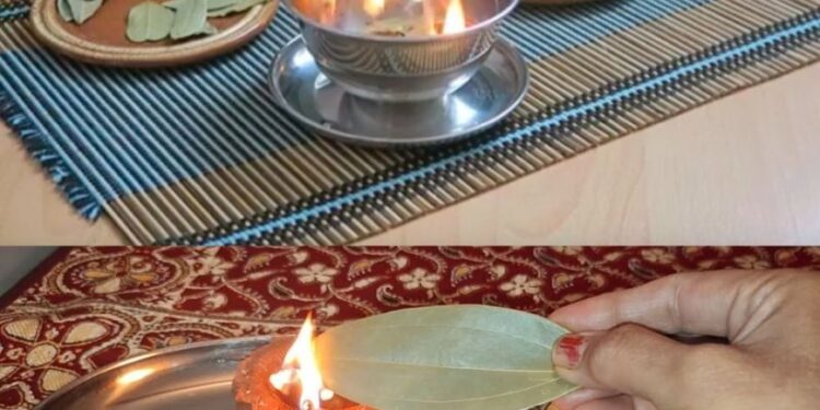 Lorbeerblätter zu Hause verbrennen, überraschend, was 10 Minuten später passiert