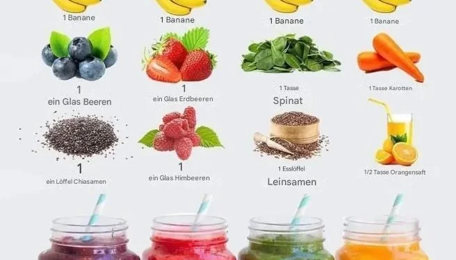 4-Zutaten-Smoothies – einfach, gesund, lecker!