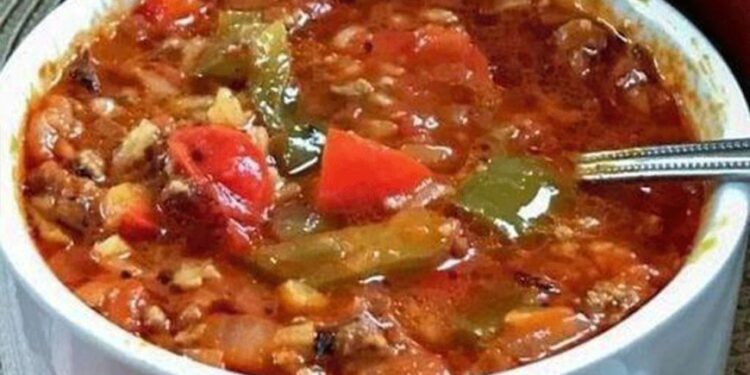 Gefüllte Paprika Suppe