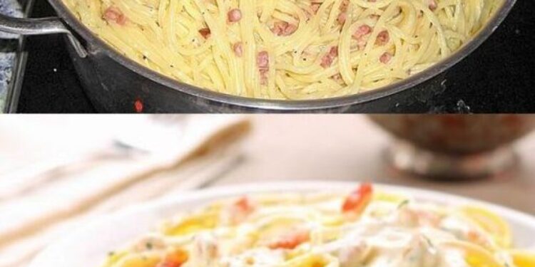 Blitzschnelle Spaghetti Carbonara ohne Schinck Schnack in wenigen Minuten auf dem Tisch